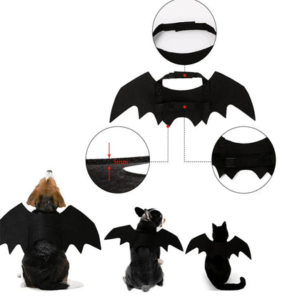 Halloween Costume for Dogs Pet Bat Wings Cat Dog Bat Costume Wings Dress up Pet Accessories Party Pet Costume Puppy Wing